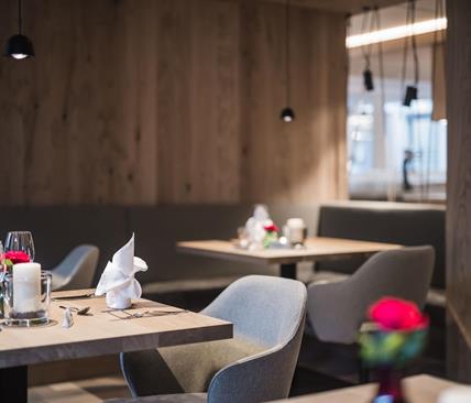 Tables in one of the new stube rooms
