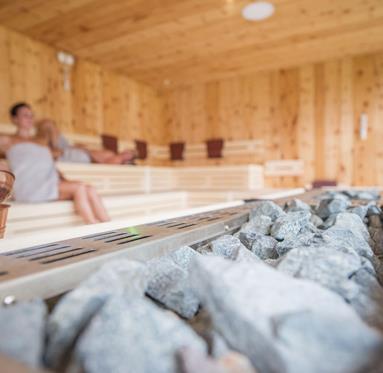 In the sauna