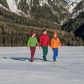 Hiking in winter