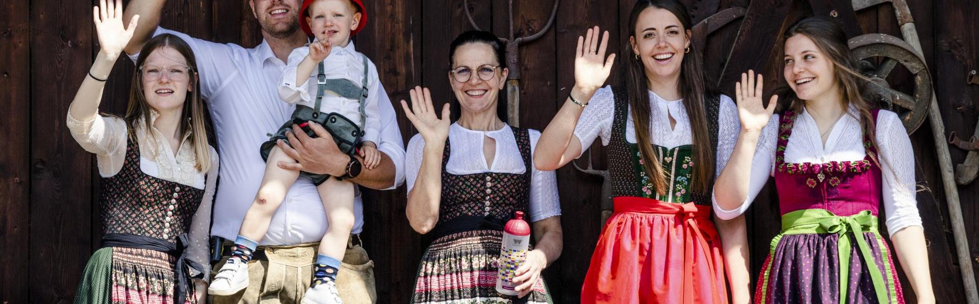 La famiglia Messner vi da il benvenuto