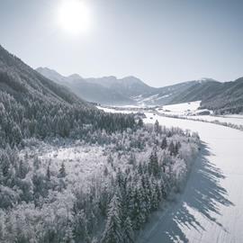 Winter in the Antholzertal Valley