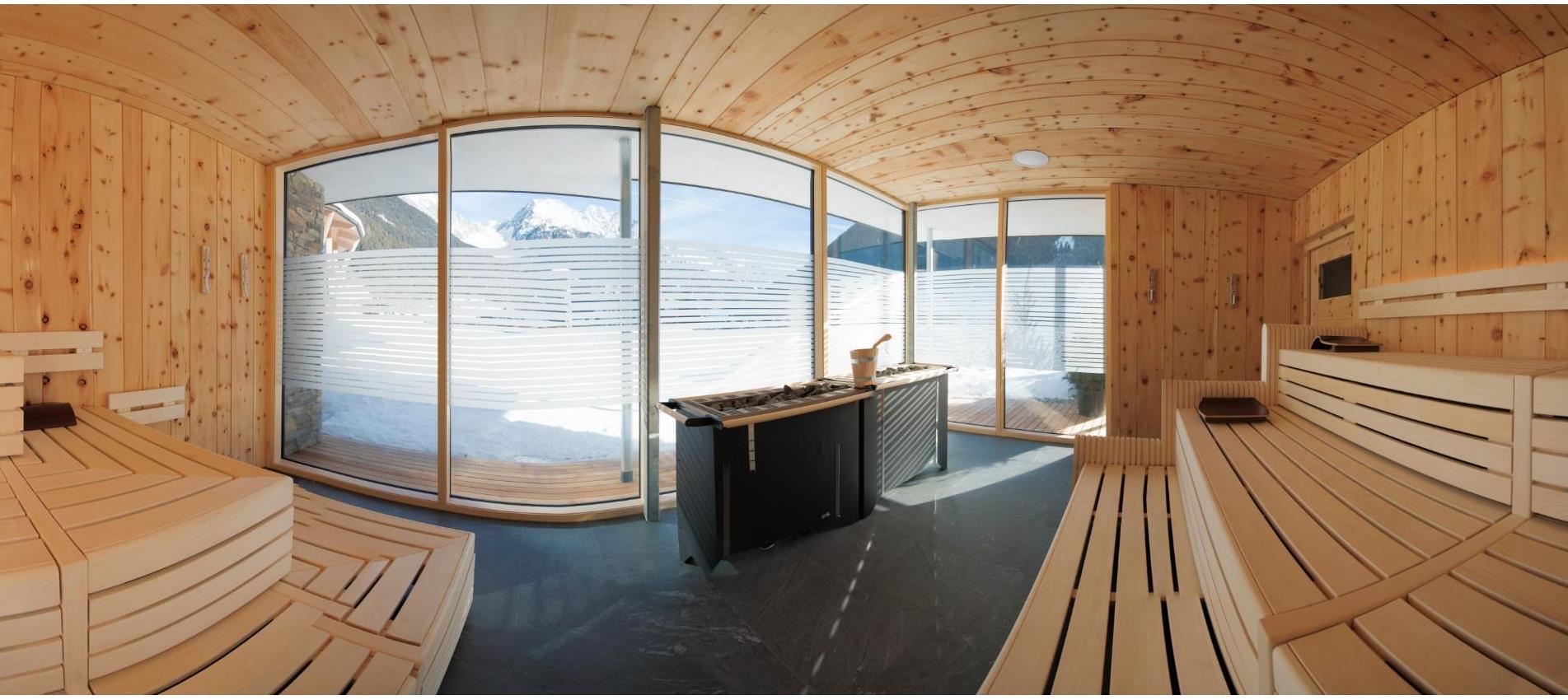 La nuova sauna panoramica