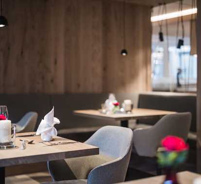 Tables in one of the new stube rooms
